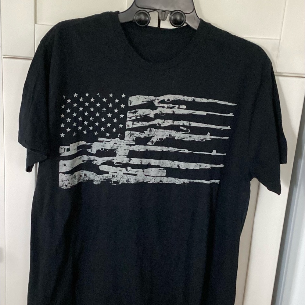 Patriot Flag Tee – Rifle Stripes | Size Large